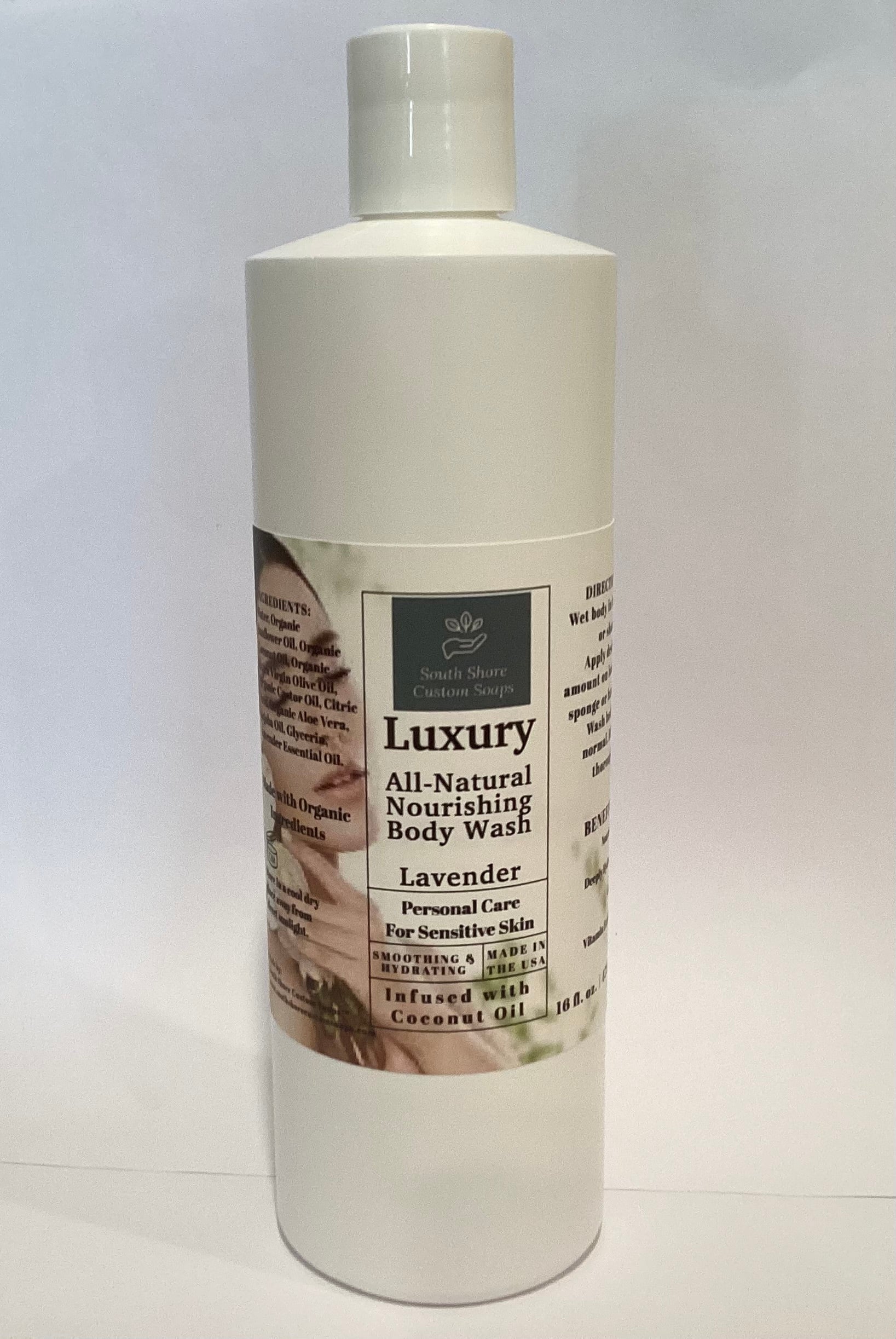 Luxury All-Natural Nourishing Body Wash-Lavender Scented