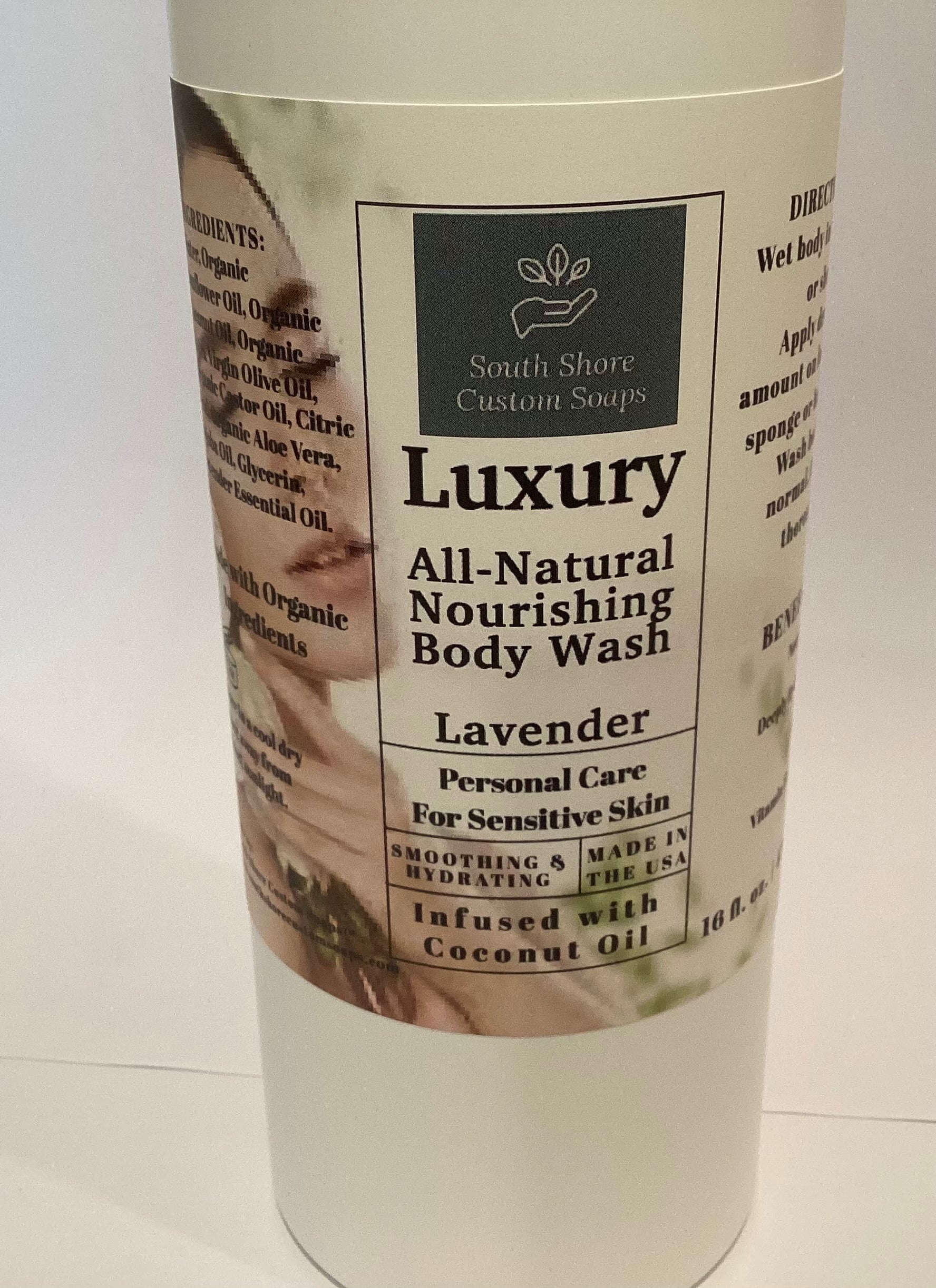 Luxury All-Natural Nourishing Body Wash-Lavender Scented