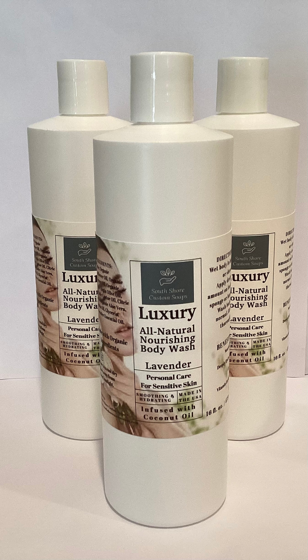Luxury All-Natural Nourishing Body Wash-Lavender Scented