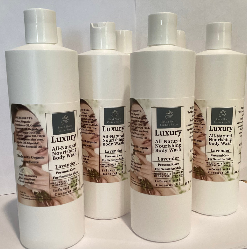 Luxury All-Natural Nourishing Body Wash-Lavender Scented