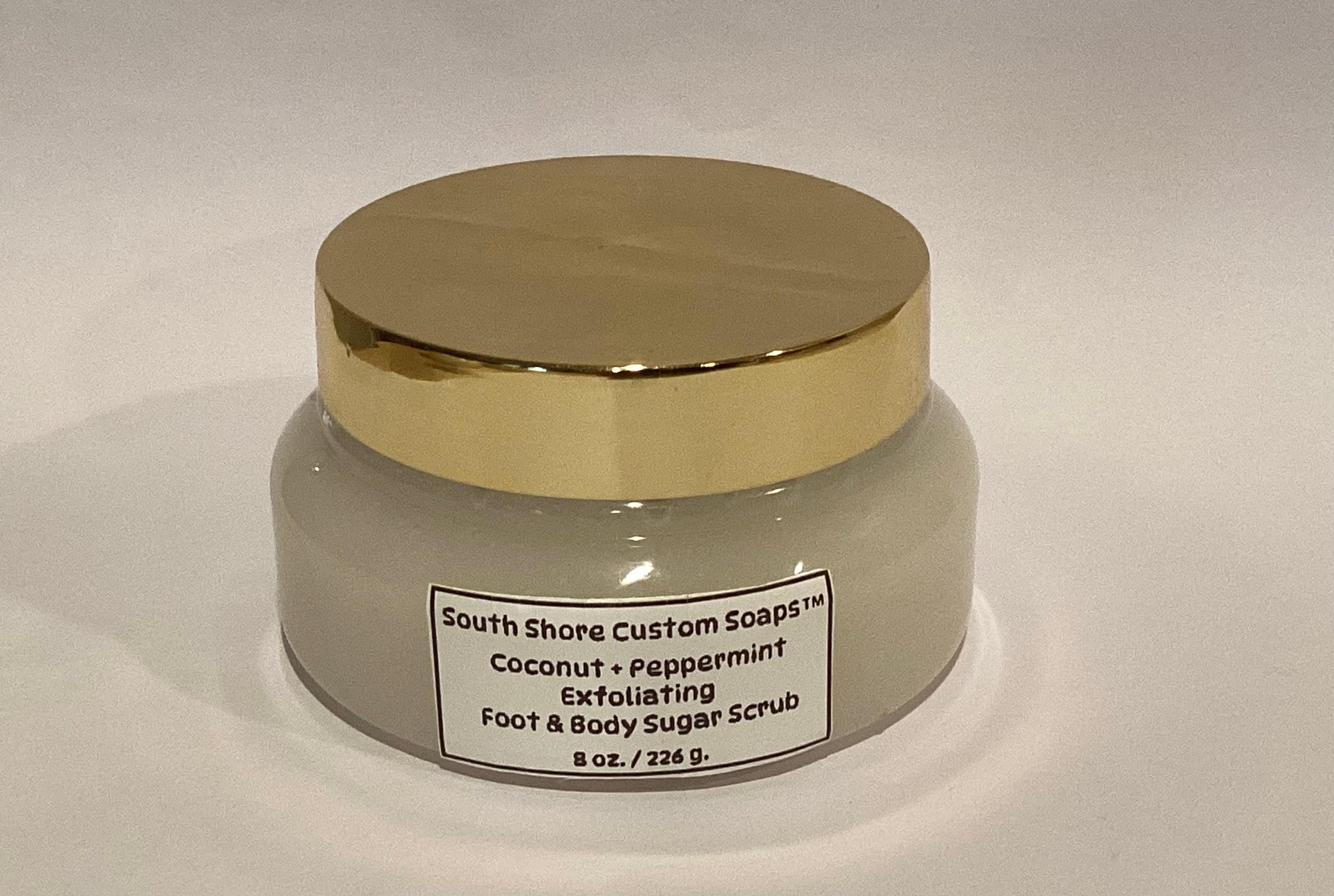 Coconut + Peppermint Exfoliating Foot & Body Sugar Scrub
