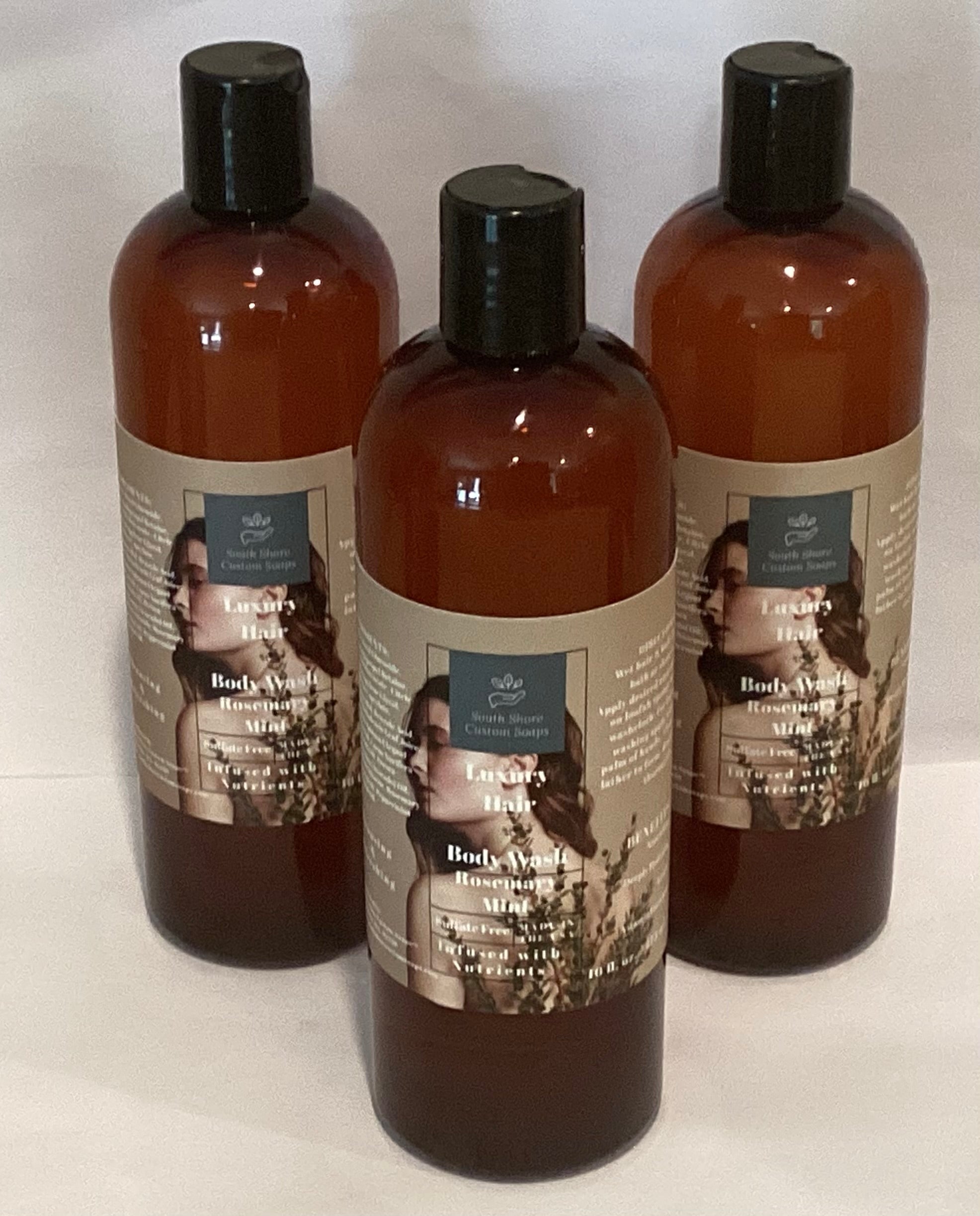 Rosemary Mint Luxury Hair + Body Wash