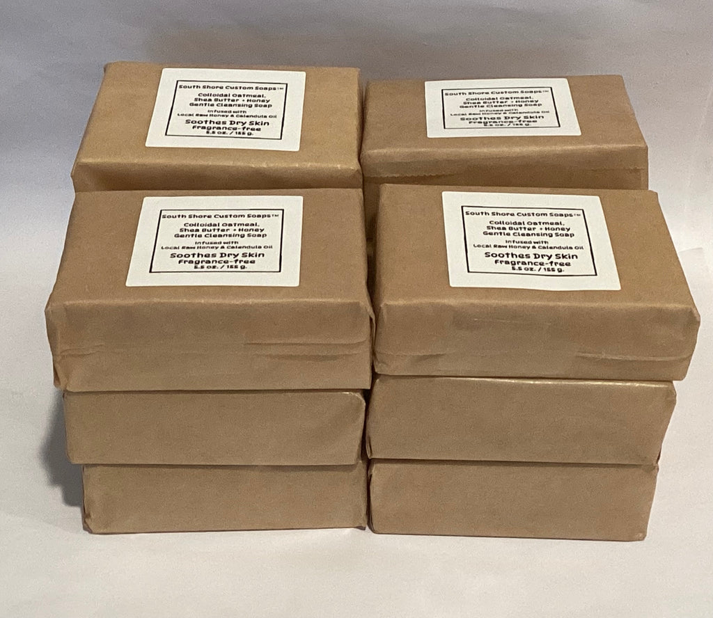 Colloidal Oatmeal Shea Butter + Honey Gentle Cleansing Soap