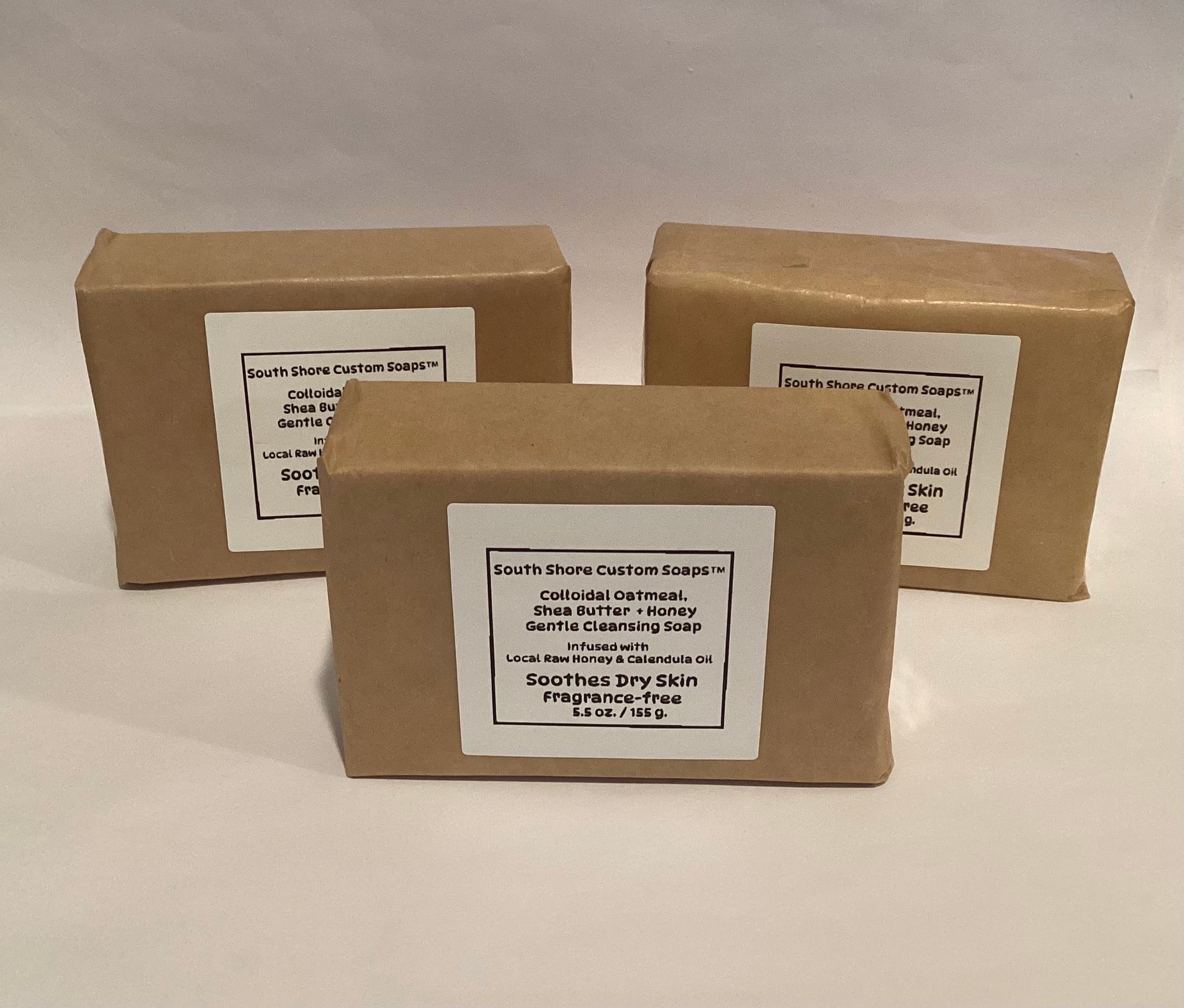Colloidal Oatmeal Shea Butter + Honey Gentle Cleansing Soap