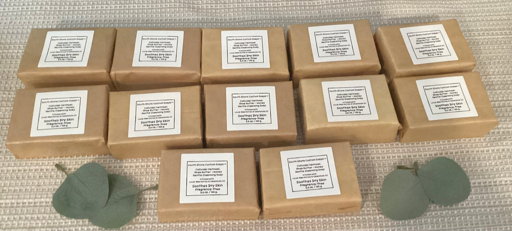 Colloidal Oatmeal Shea Butter + Honey Gentle Cleansing Soap