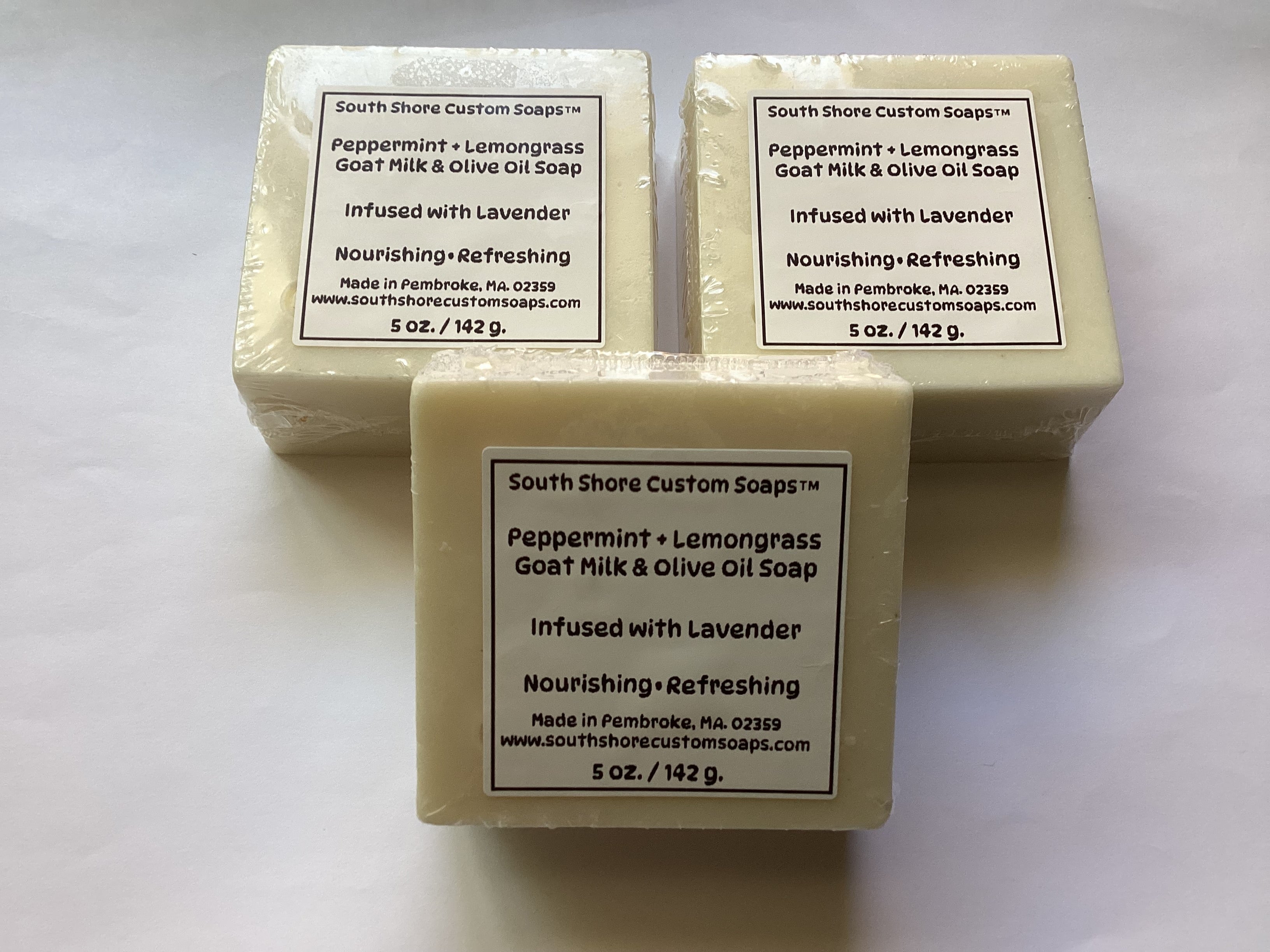 Peppermint + Lemongrass Goat Milk & Olive Oil Soap