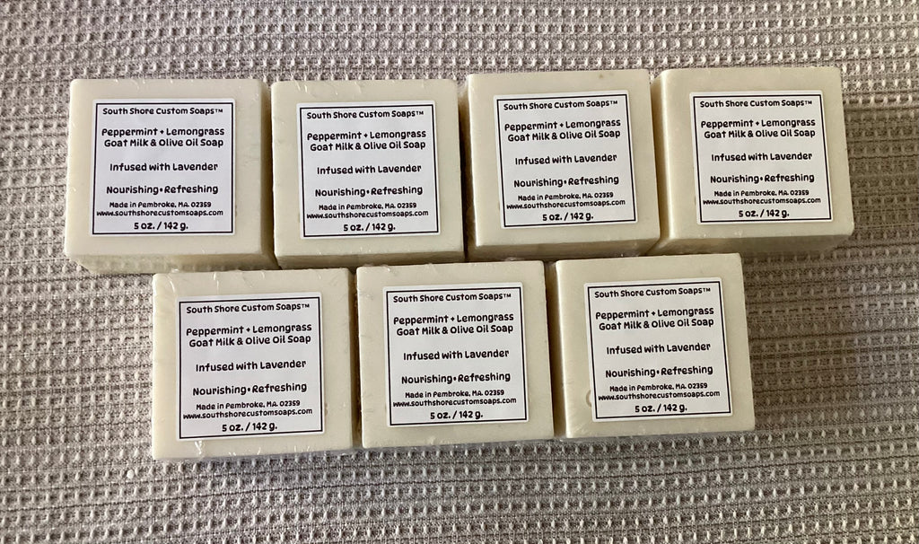 Peppermint + Lemongrass Goat Milk & Olive Oil Soap
