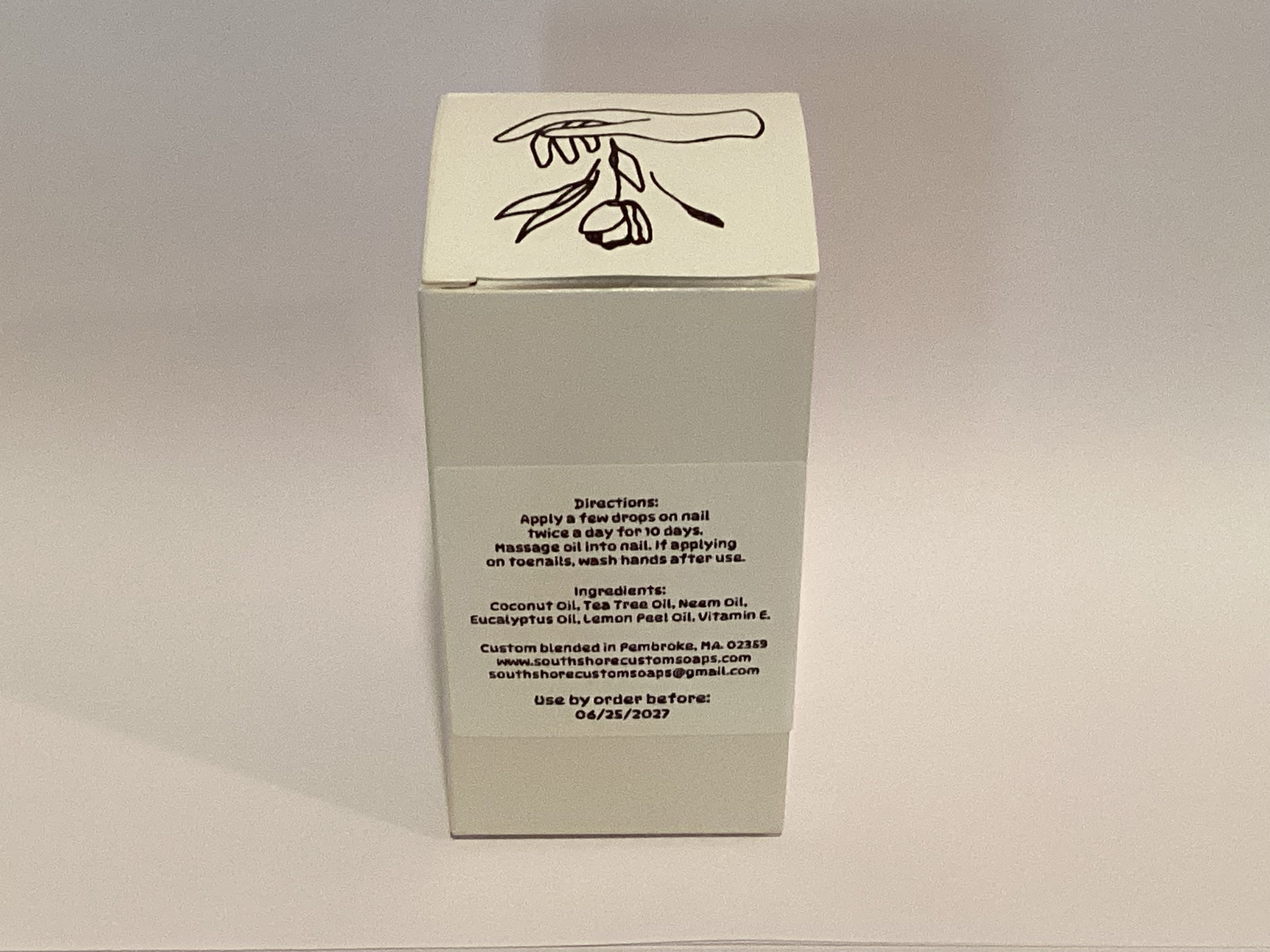 Nail Conditioning Serum For Fingernails + Toenails Infused with Tea Tree & Neem Oil