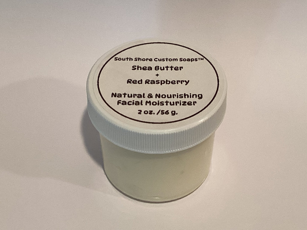 Shea Butter + Red Raspberry Natural & Nourishing Facial Moisturizer