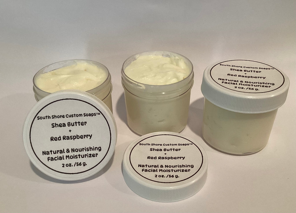 Shea Butter + Red Raspberry Natural & Nourishing Facial Moisturizer