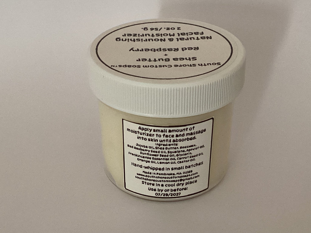Shea Butter + Red Raspberry Natural & Nourishing Facial Moisturizer