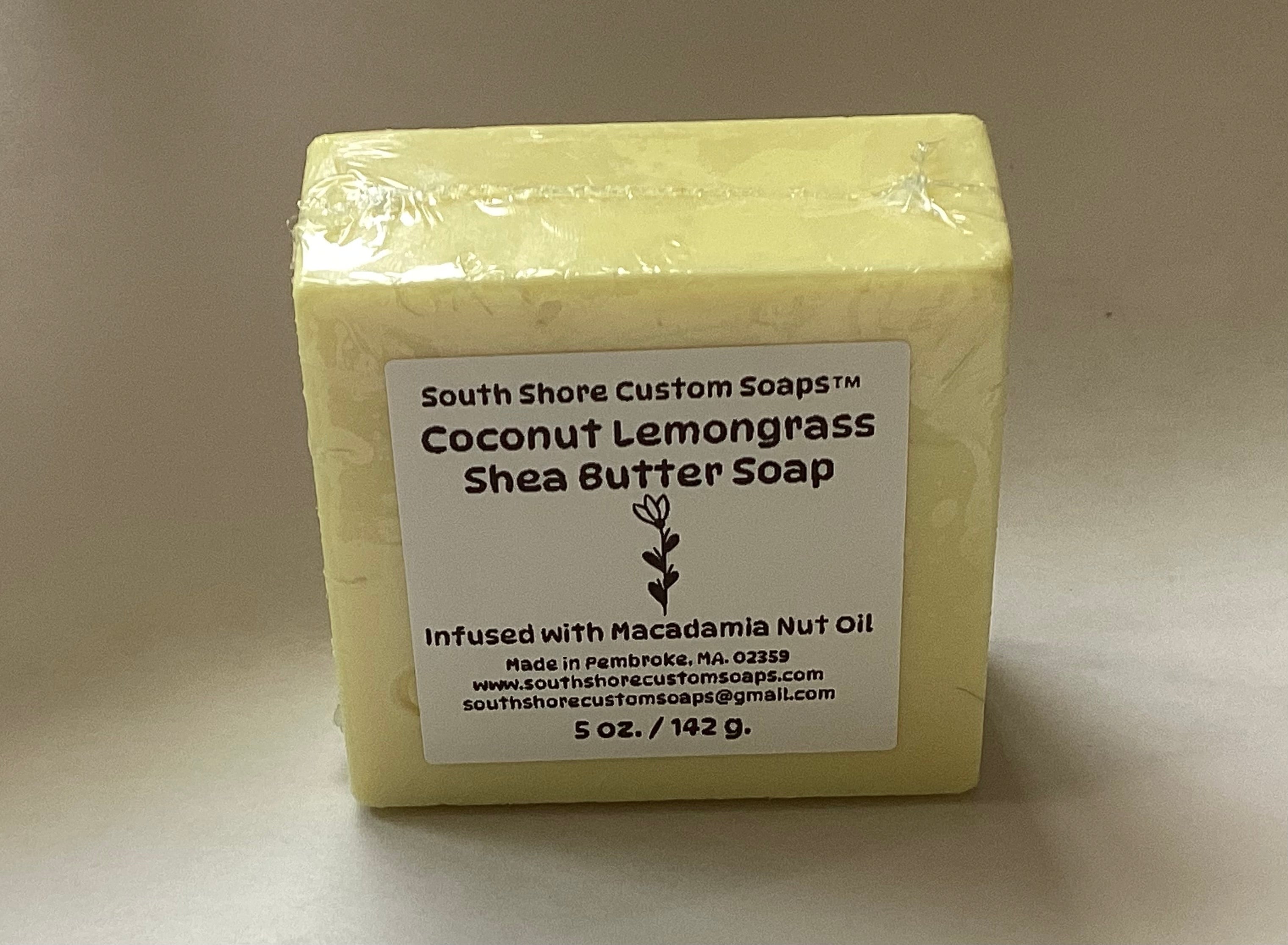 Coconut Lemongrass Shea Butter Soap