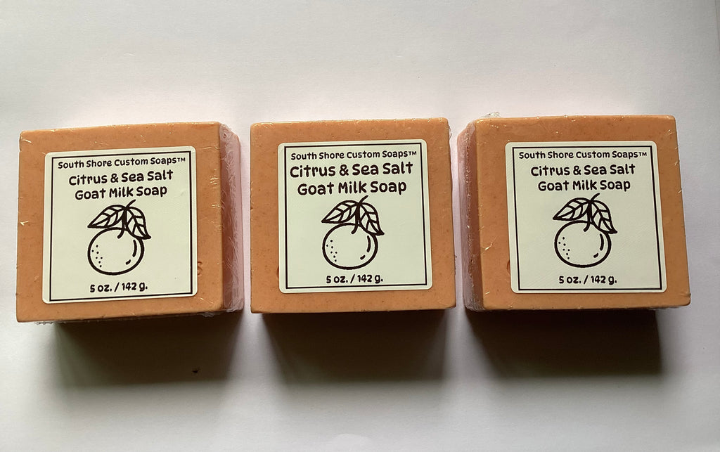 Citrus & Sea Salt Goat Milk Soap