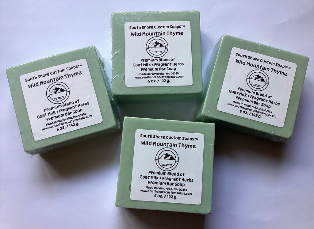Wild Mountain Thyme Premium Blend of Goat Milk + Fragrant Herbs Premium Bar Soap