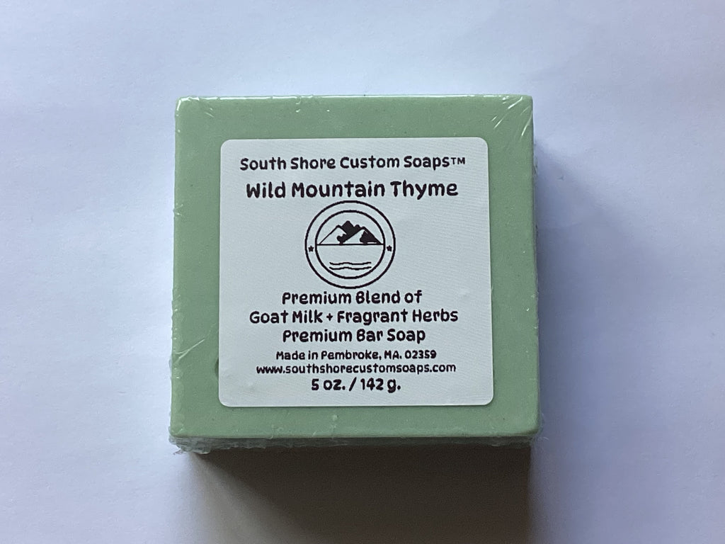 Wild Mountain Thyme Premium Blend of Goat Milk + Fragrant Herbs Premium Bar Soap