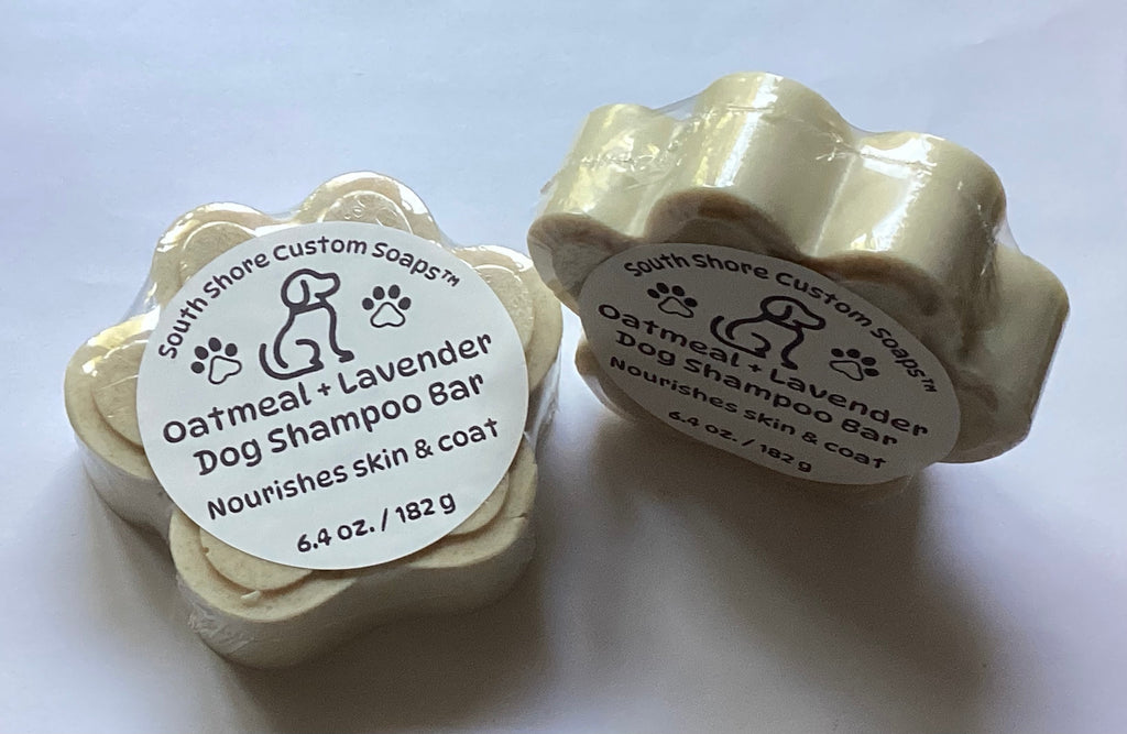 Oatmeal + Lavender Dog Shampoo Bar
