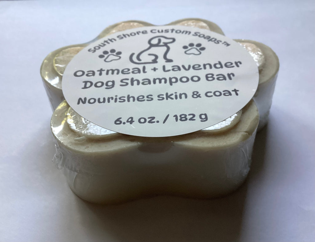 Oatmeal + Lavender Dog Shampoo Bar