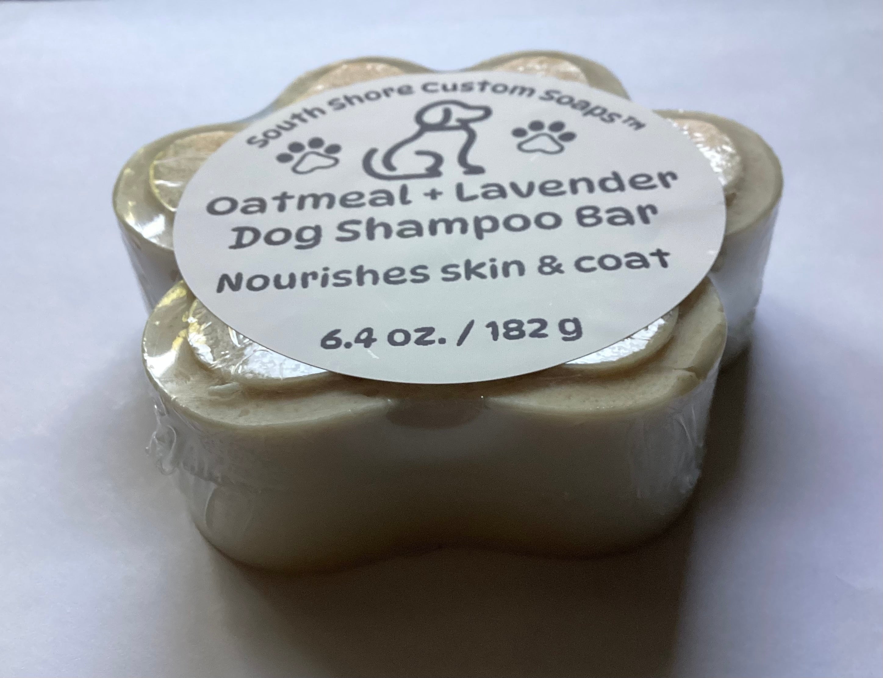 Oatmeal + Lavender Dog Shampoo Bar