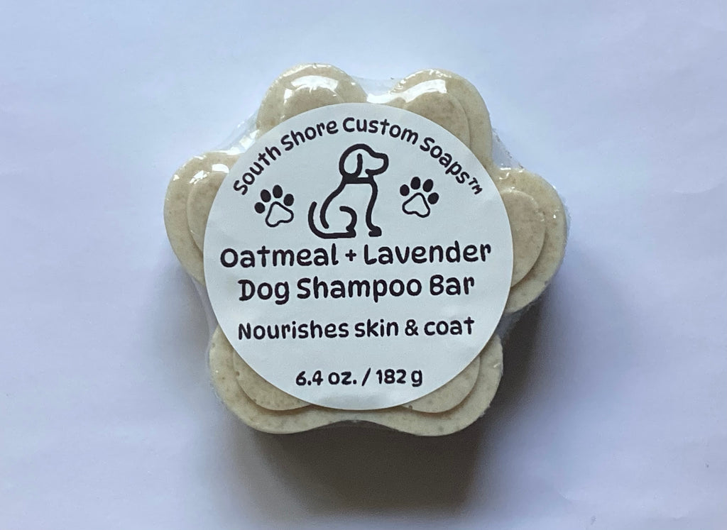 Oatmeal + Lavender Dog Shampoo Bar