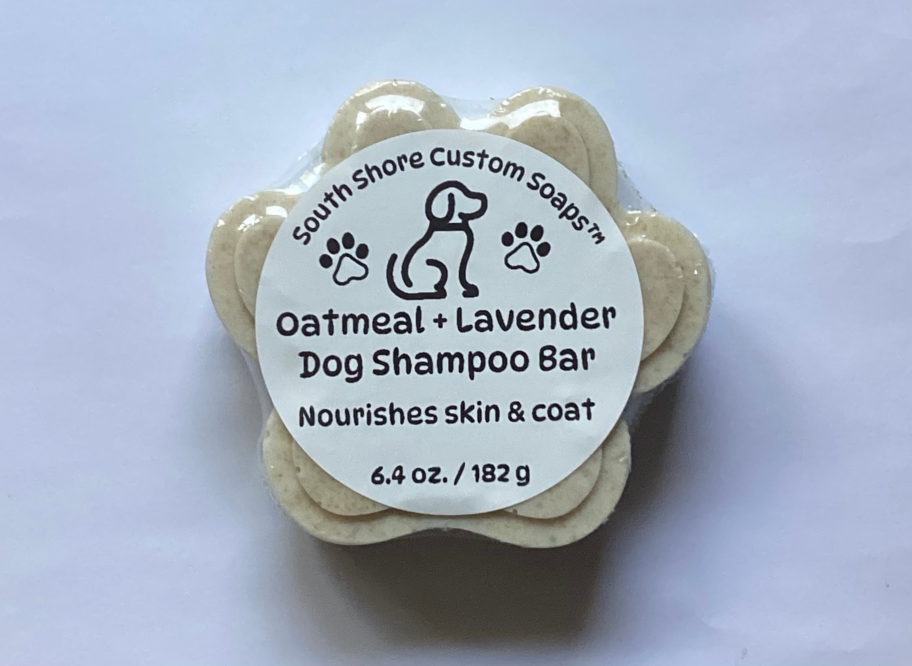 Oatmeal + Lavender Dog Shampoo Bar