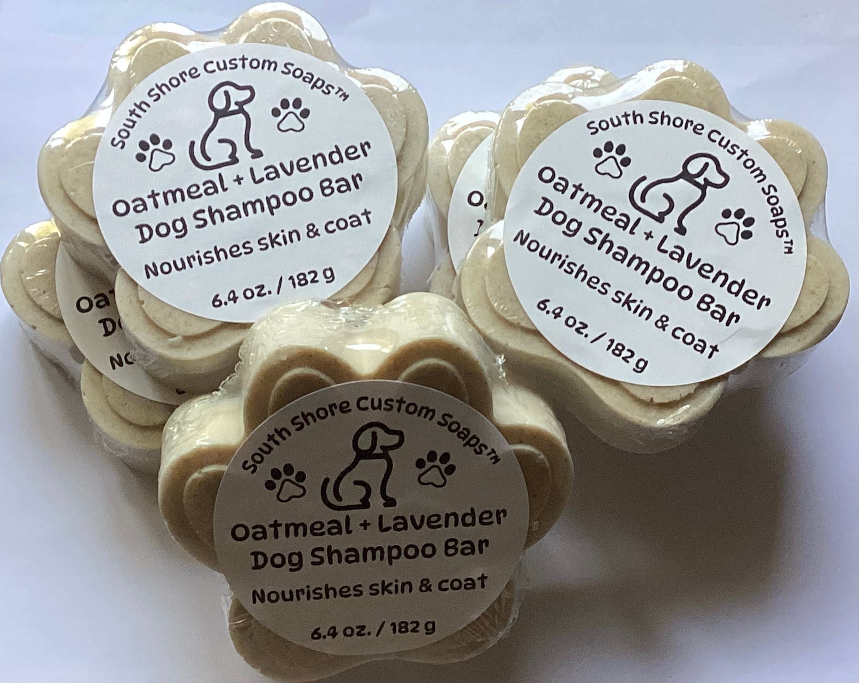 Oatmeal + Lavender Dog Shampoo Bar