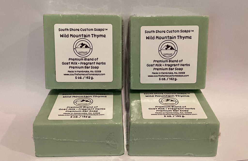 Wild Mountain Thyme Premium Blend of Goat Milk + Fragrant Herbs Premium Bar Soap