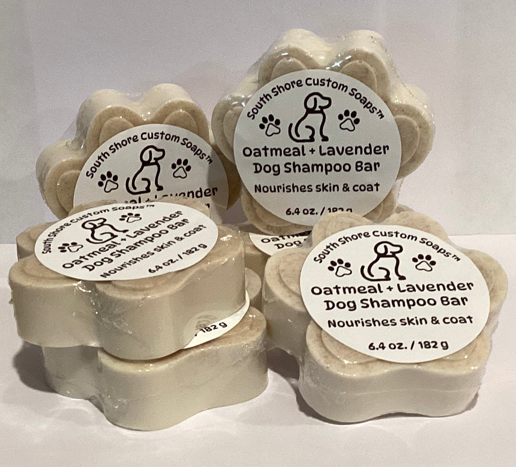 Oatmeal + Lavender Dog Shampoo Bar