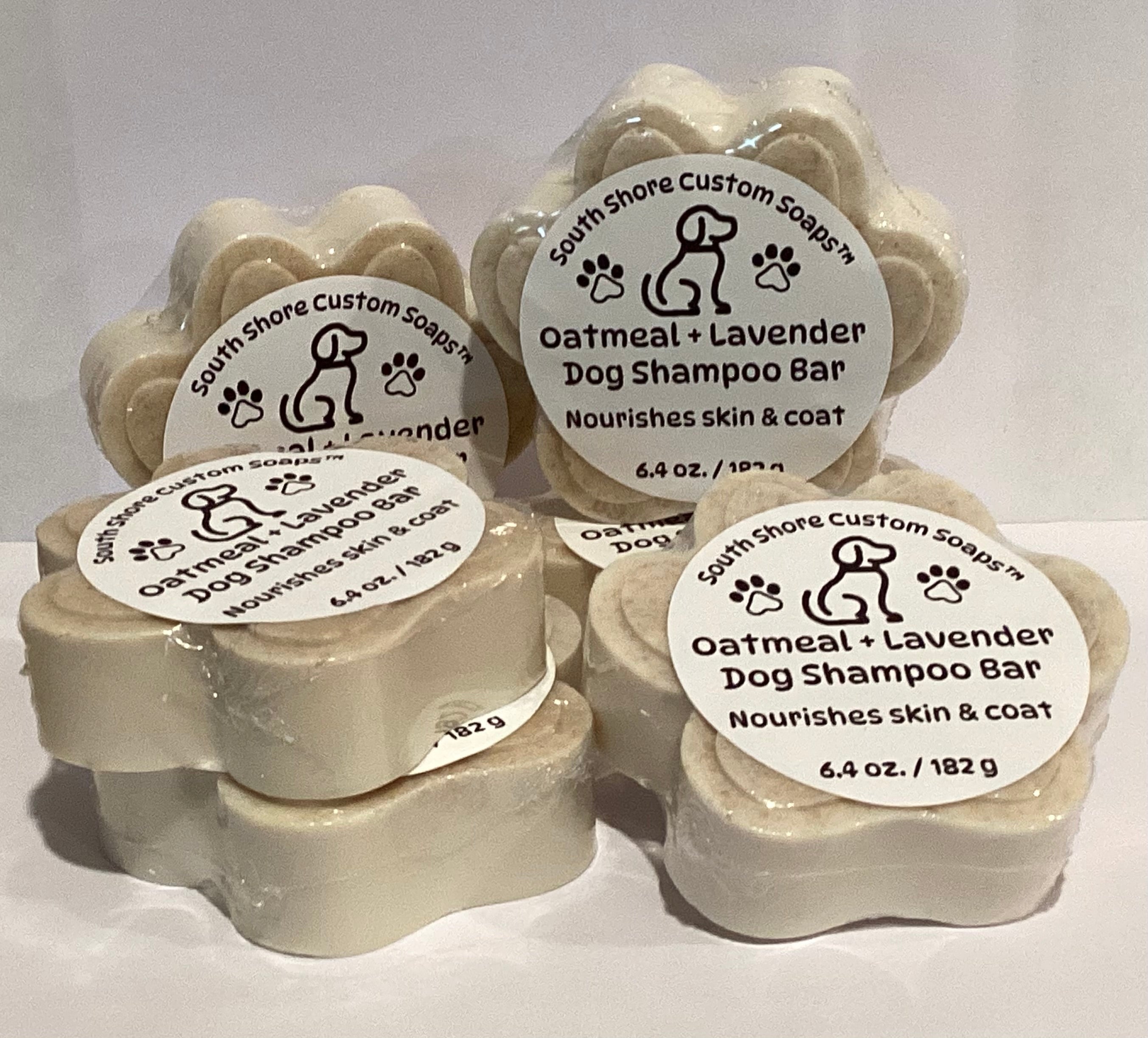 Oatmeal + Lavender Dog Shampoo Bar
