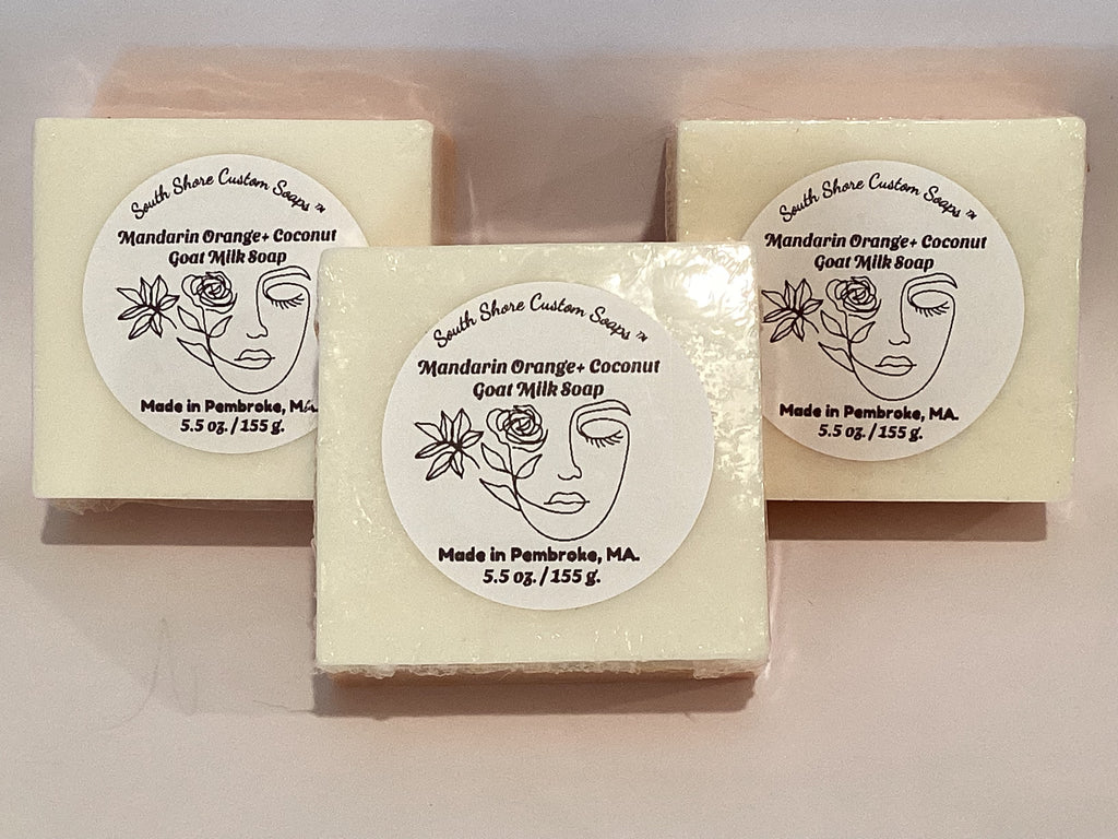 Mandarin Orange + Coconut Goat Milk Soap