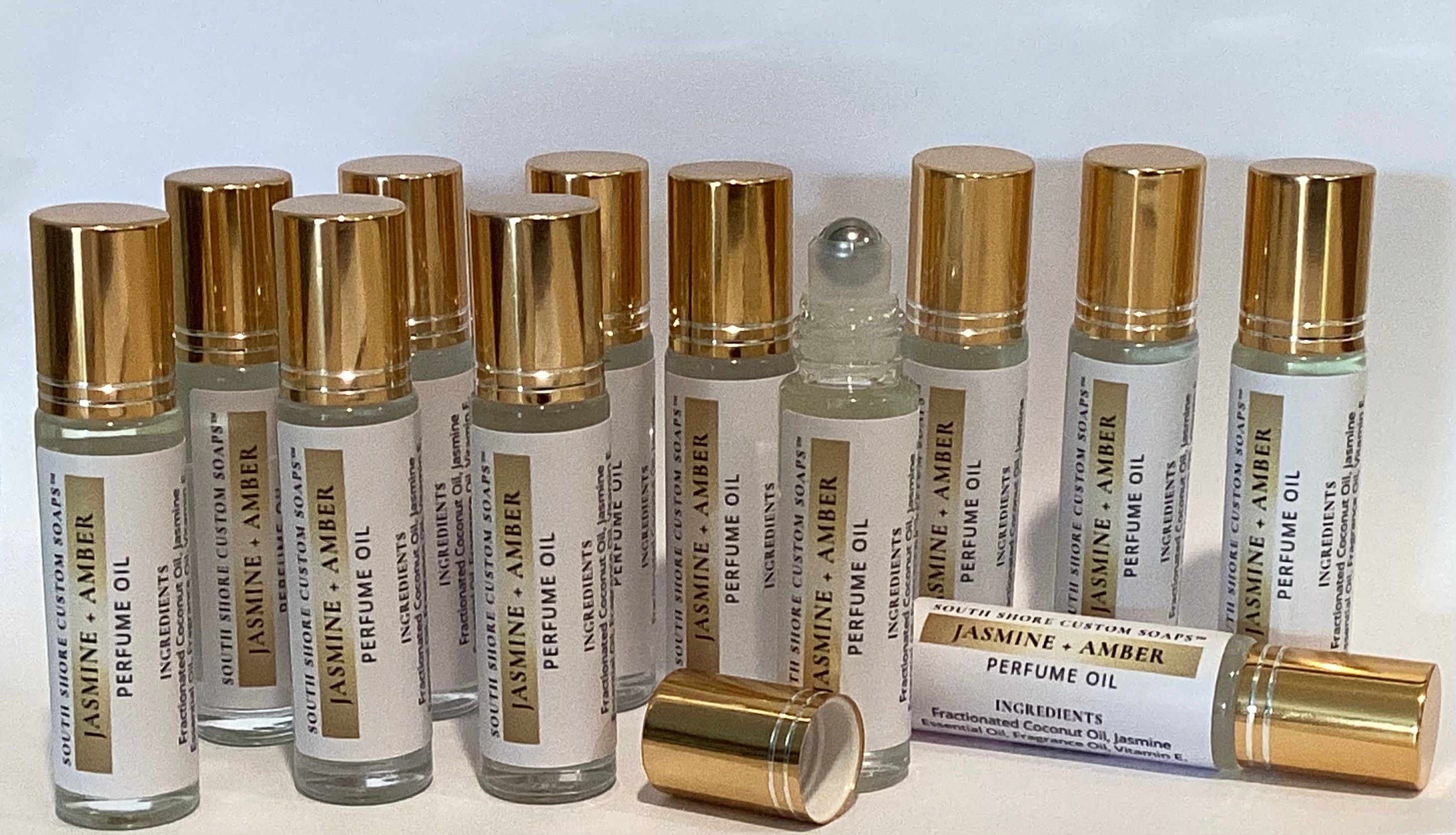 Jasmine + Amber Perfume Oil