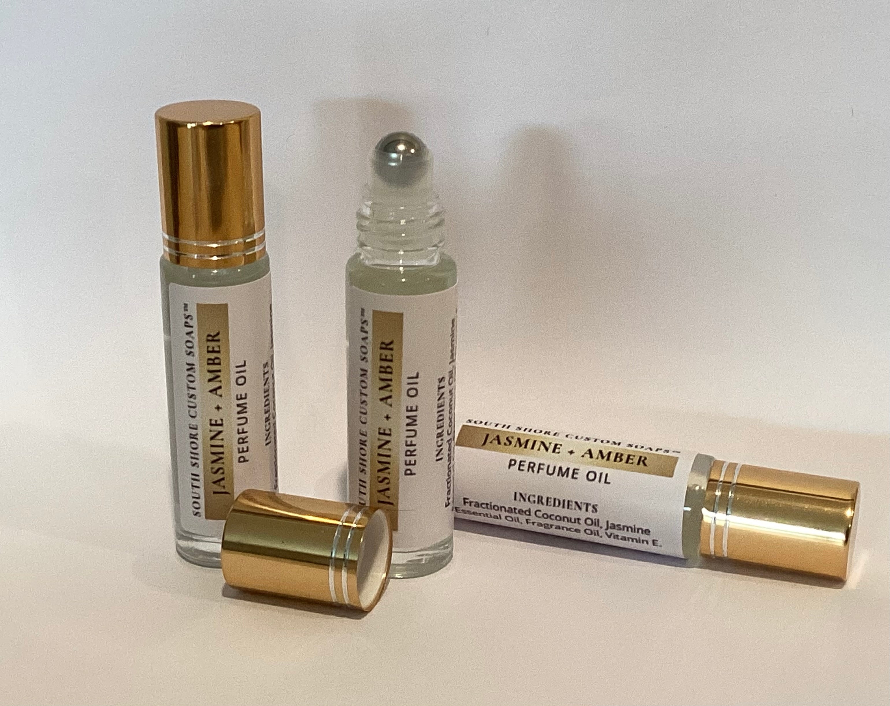 Jasmine + Amber Perfume Oil