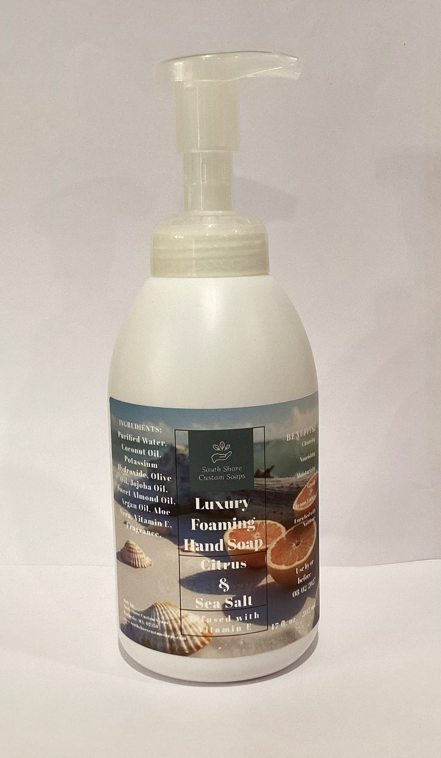 Citrus & Sea Salt Luxury Foaming Hand Soap