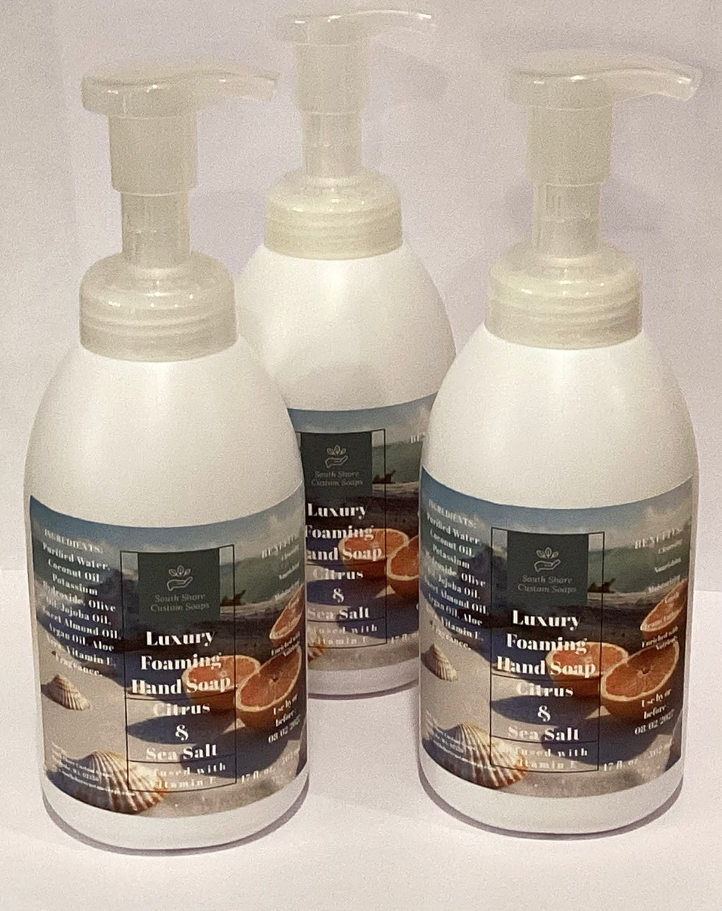 Citrus & Sea Salt Luxury Foaming Hand Soap