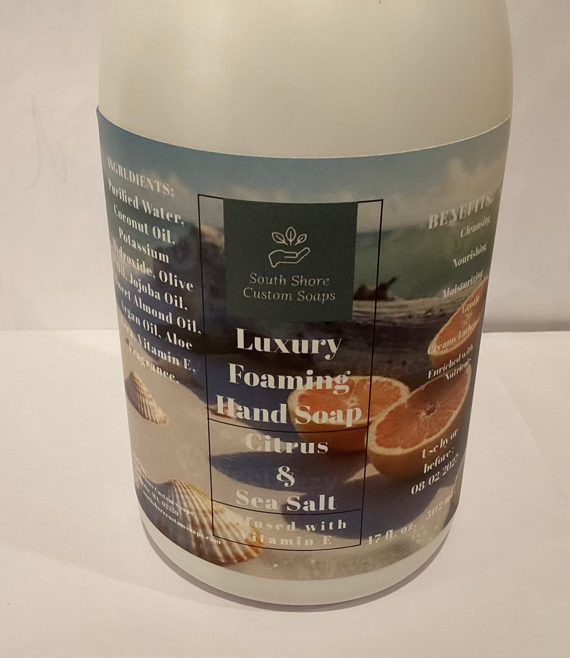 Citrus & Sea Salt Luxury Foaming Hand Soap