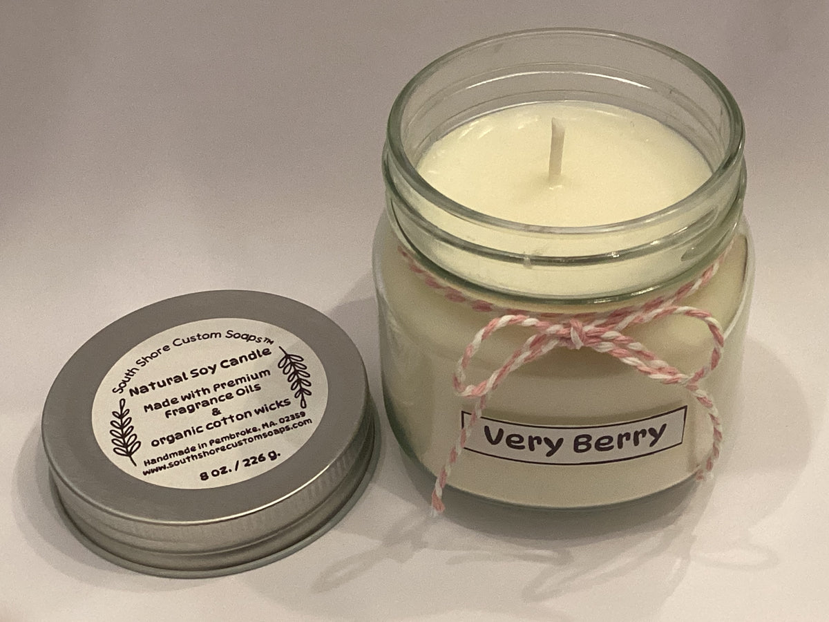 Natural Soy Candles - 5 Scents to Choose From
