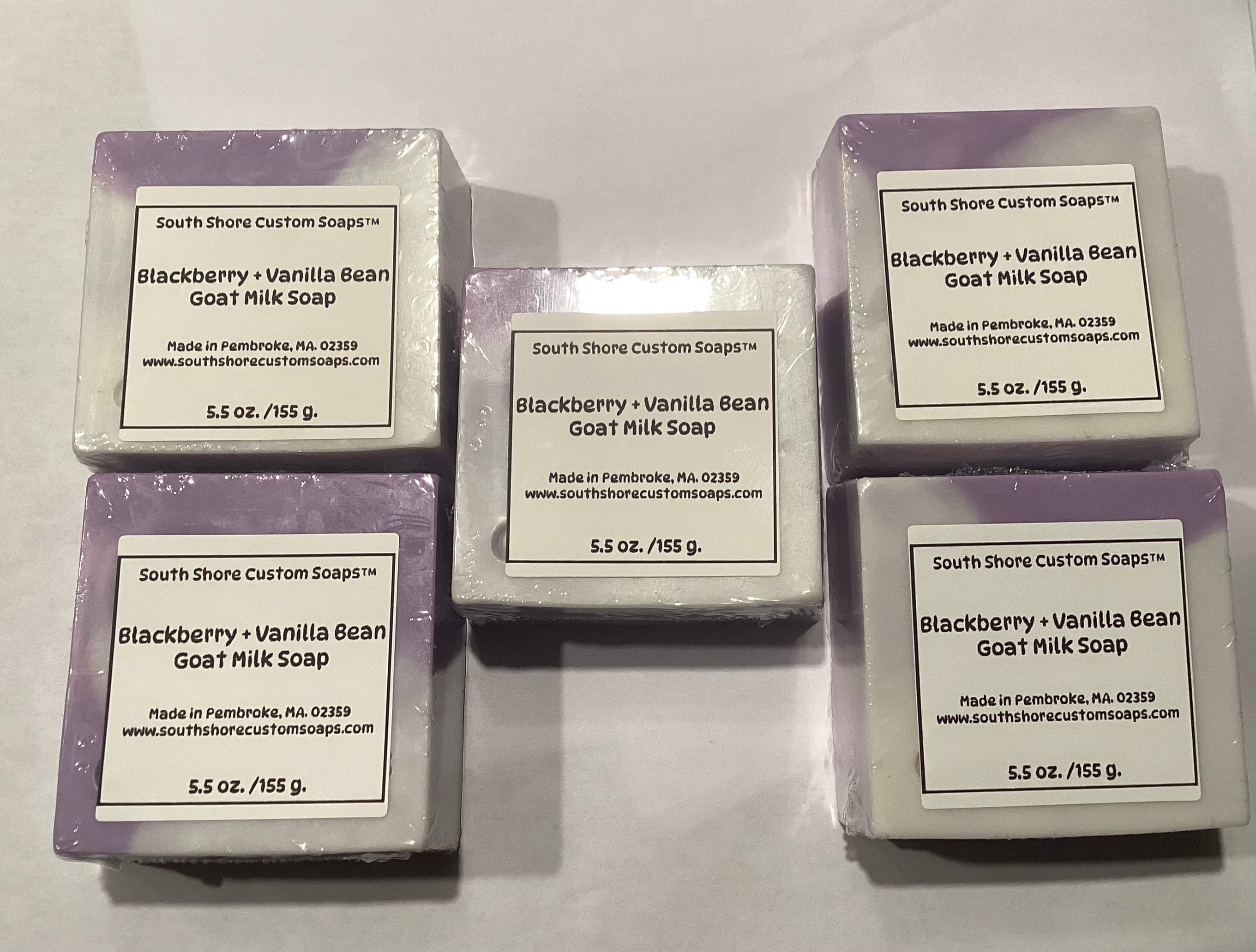 Blackberry + Vanilla Bean Goat Milk Soap