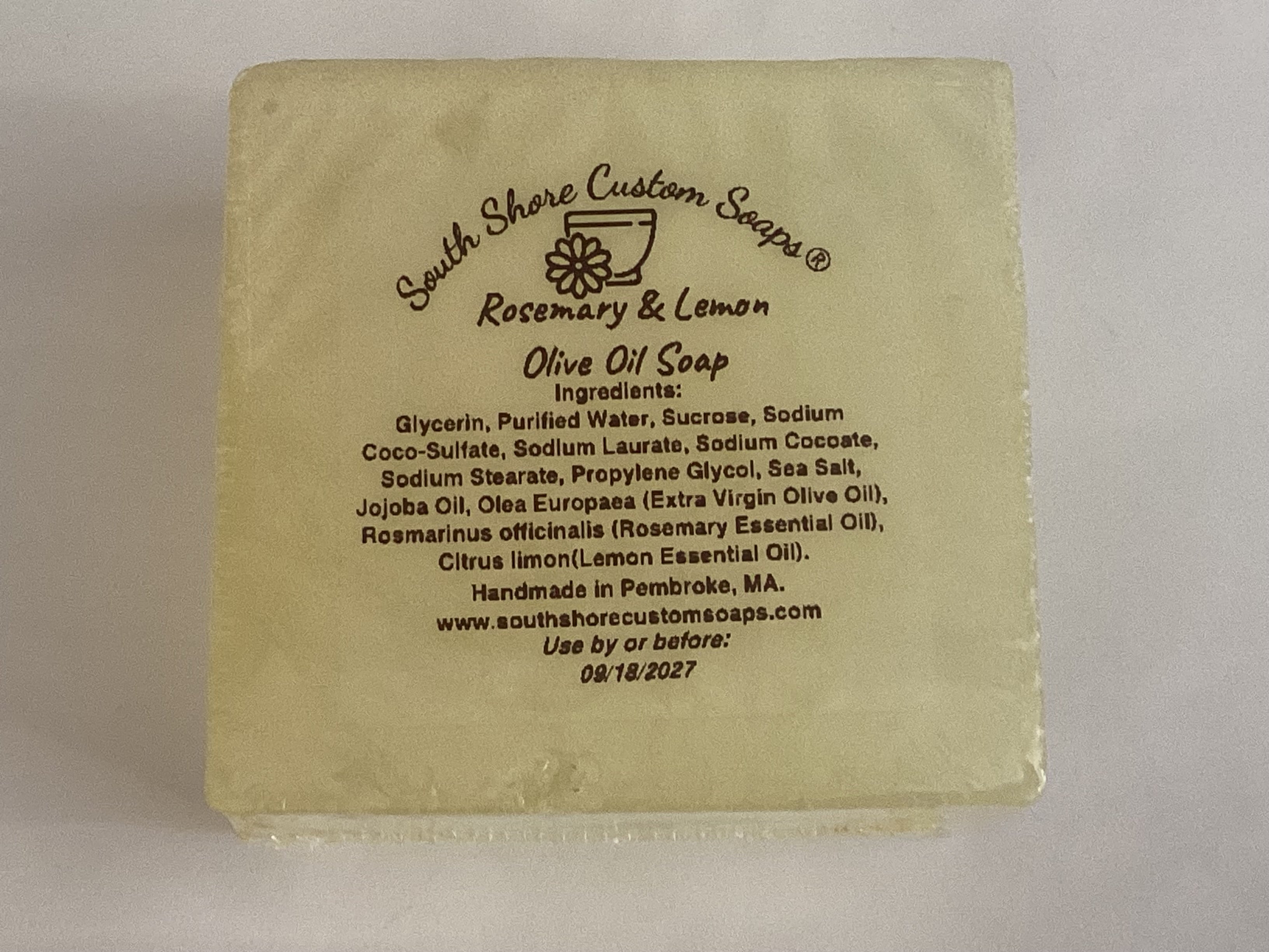 Rosemary & Lemon Olive Oil Soap