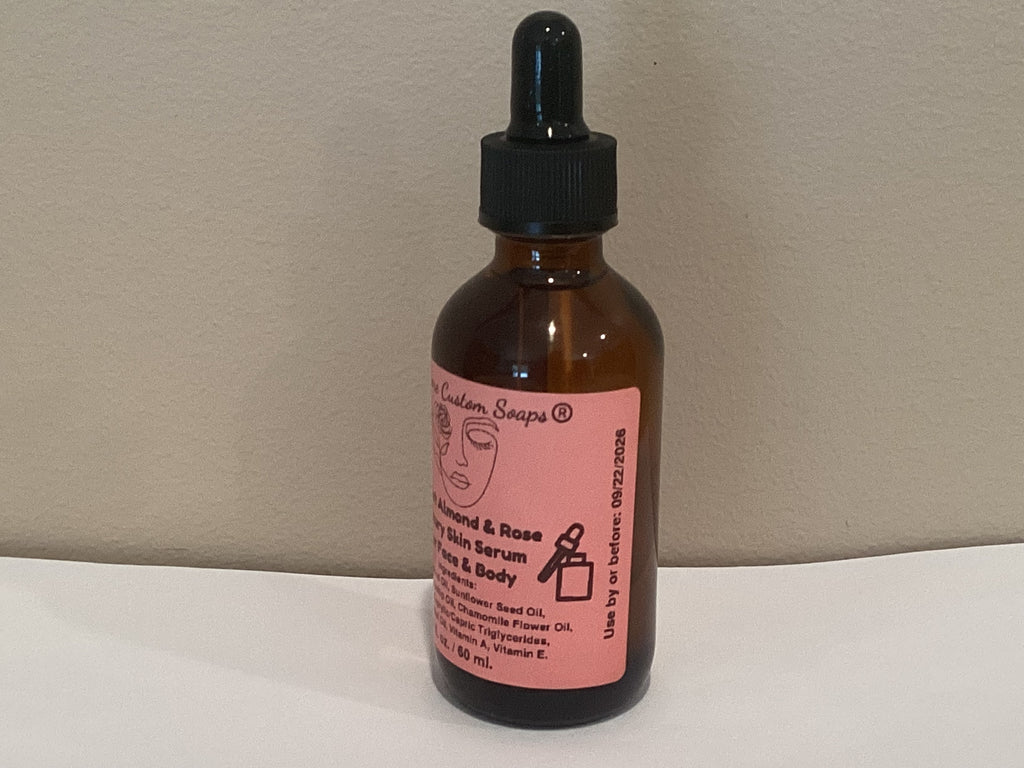 Sweet Almond & Rose Luxury Skin Serum For Face & Body