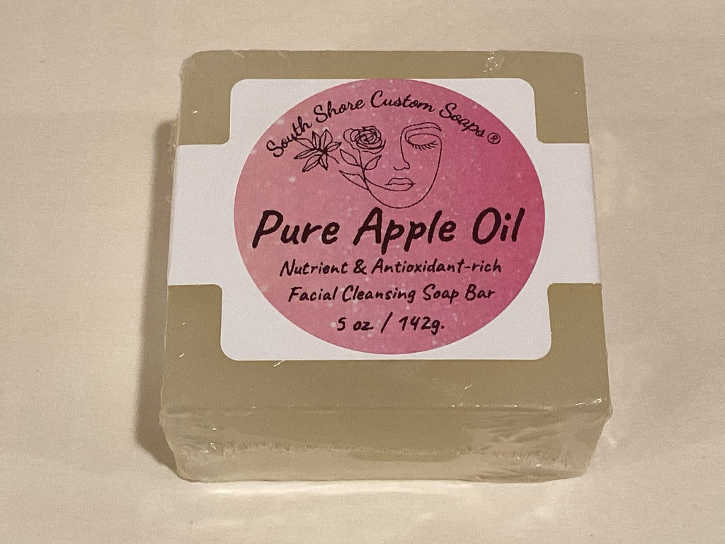 *Pure Apple Oil*- Nutrient & Antioxidant-rich Facial Cleansing Soap Bar