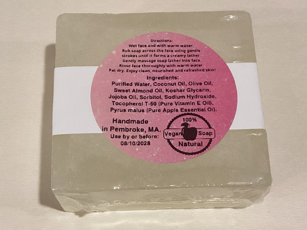 *Pure Apple Oil*- Nutrient & Antioxidant-rich Facial Cleansing Soap Bar