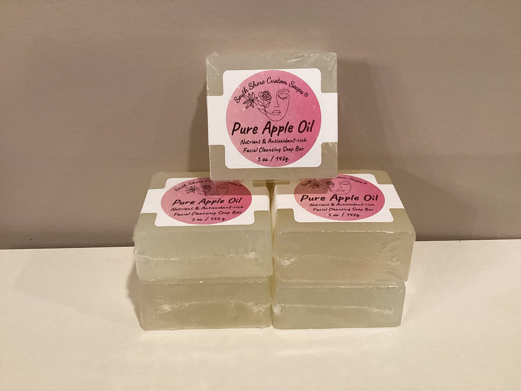 *Pure Apple Oil*- Nutrient & Antioxidant-rich Facial Cleansing Soap Bar