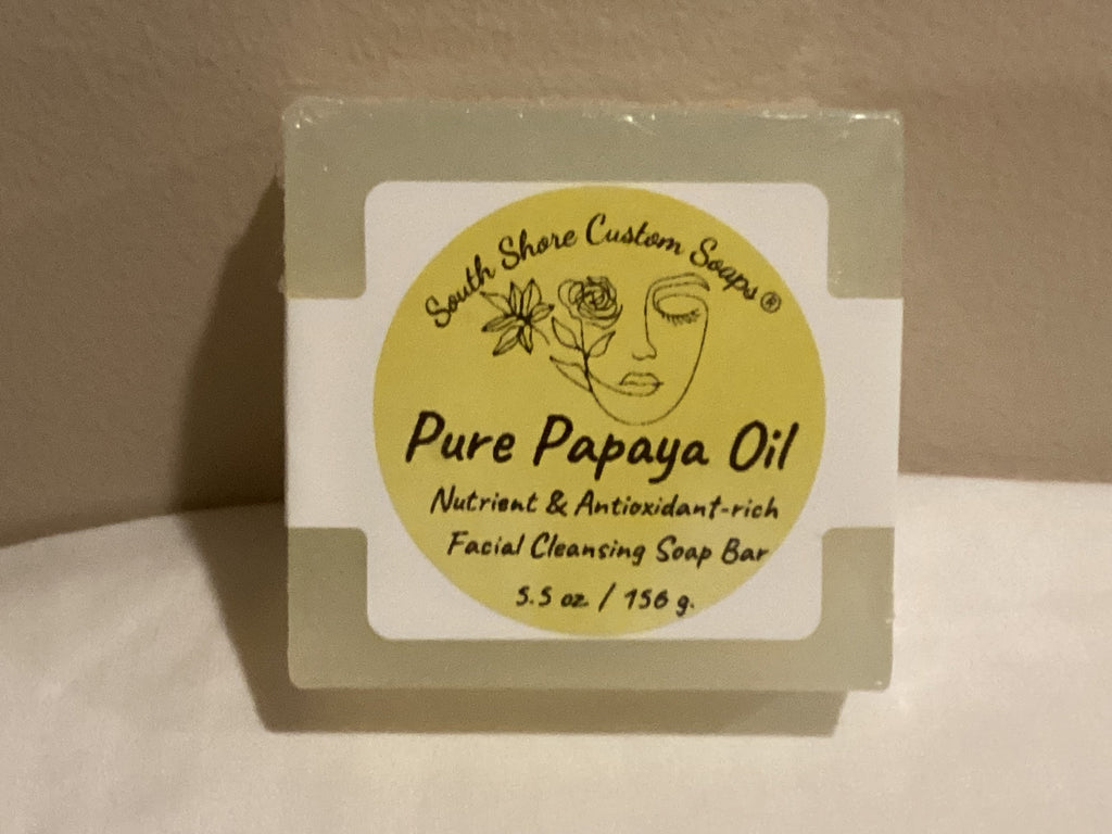 Pure Papaya Oil Nutrient & Antioxidant-rich Facial Cleansing Soap Bar