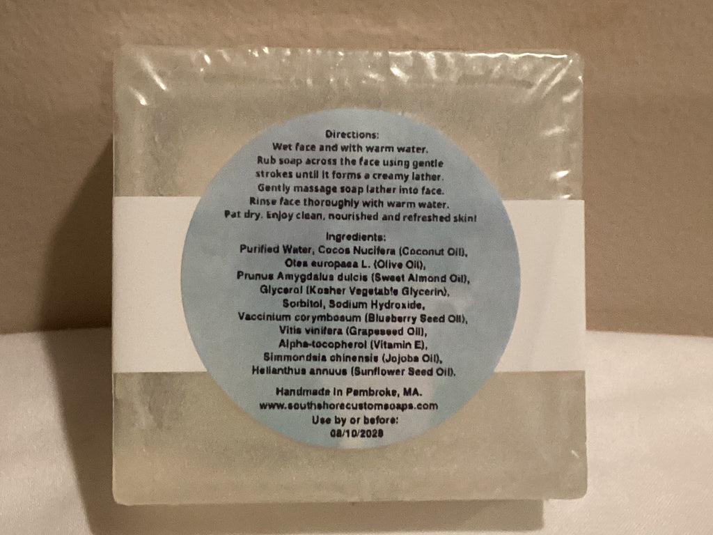 Pure Blueberry Oil Nutrient & Antioxidants-rich Facial Cleansing Soap Bar
