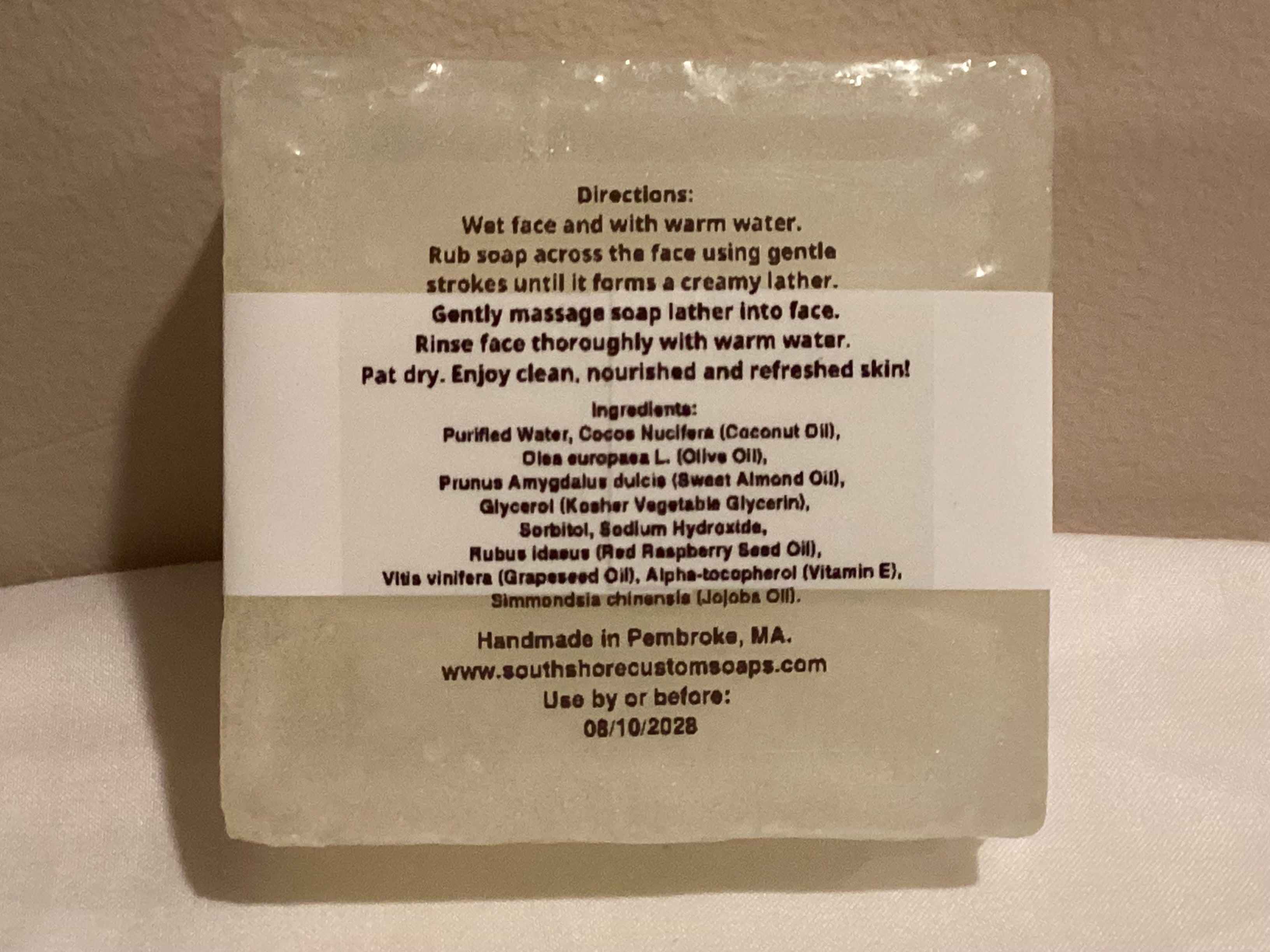Pure Red Raspberry Oil Nutrient & Antioxidants-rich Facial Cleansing Soap Bar