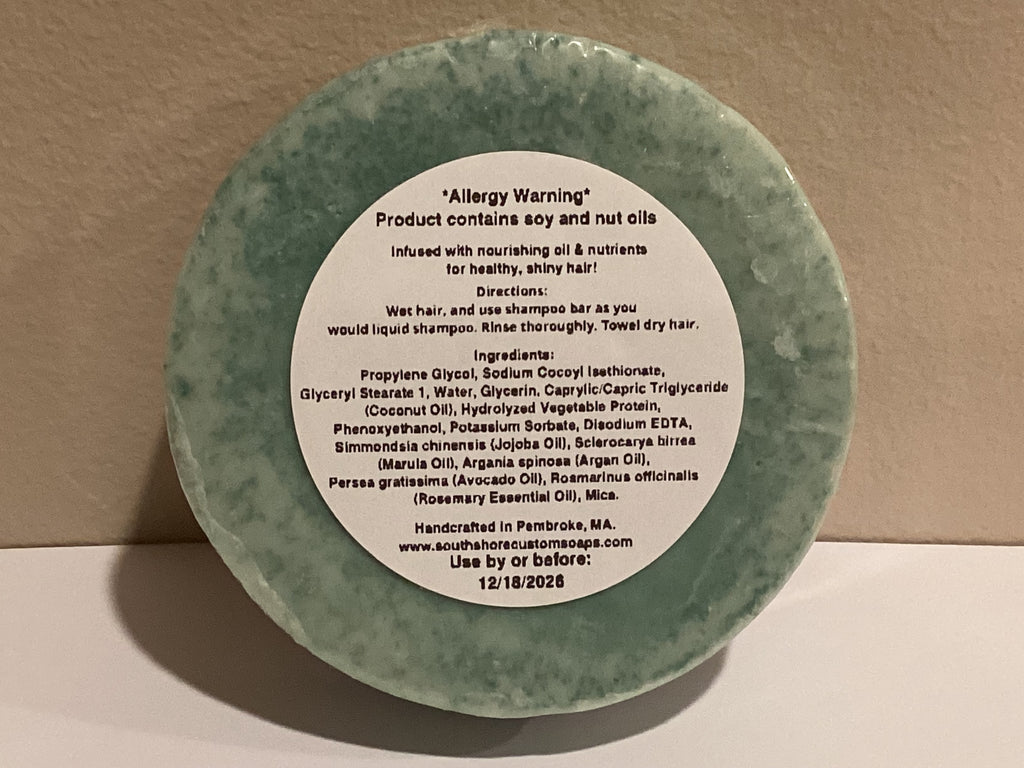 Rosemary Premium Shampoo Bar Infused with Avocado Oil