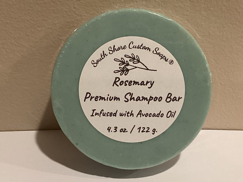 Rosemary Premium Shampoo Bar Infused with Avocado Oil