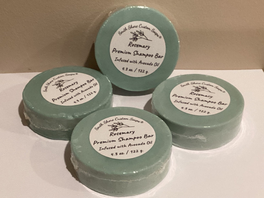 Rosemary Premium Shampoo Bar Infused with Avocado Oil