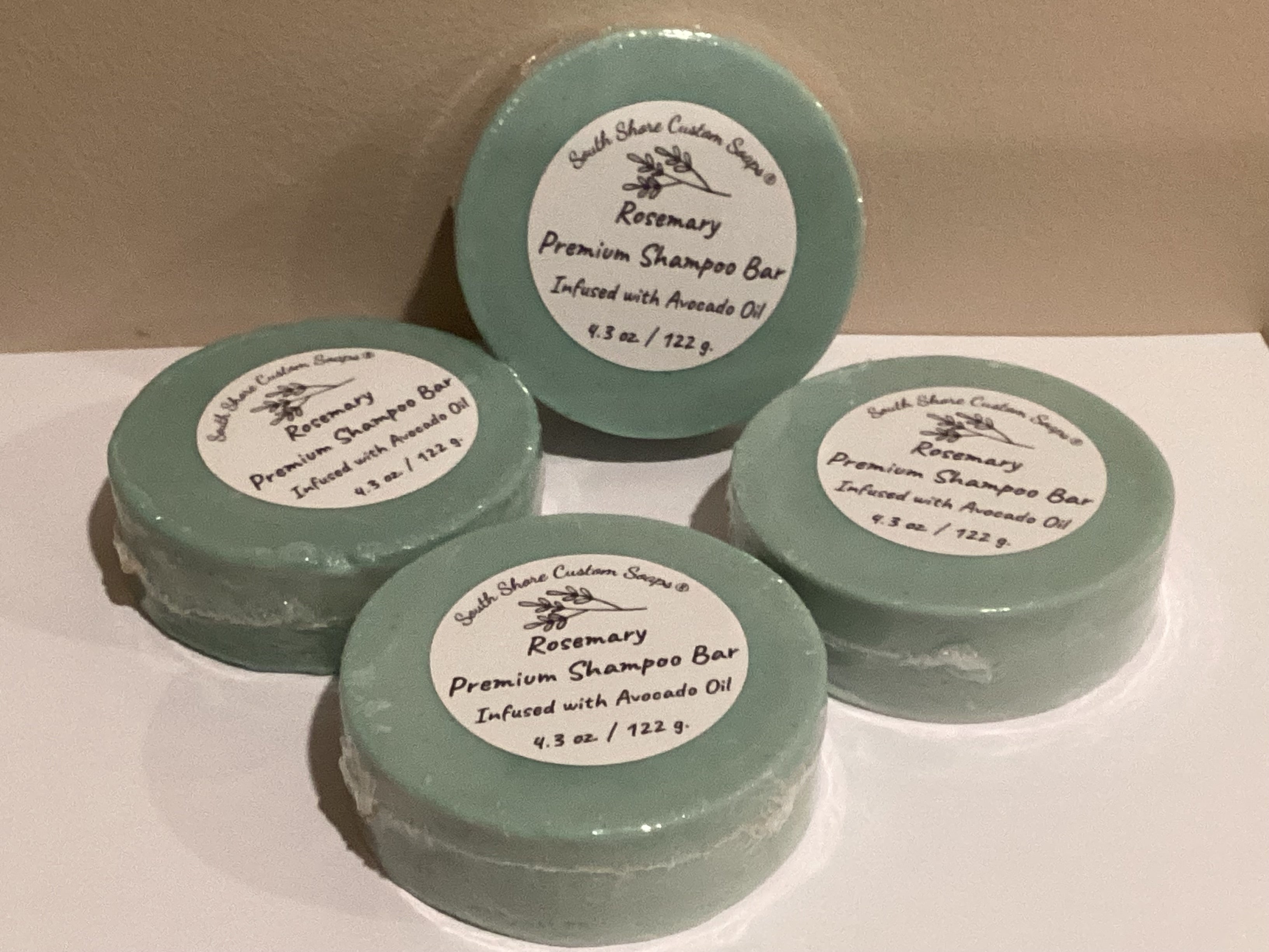 Rosemary Premium Shampoo Bar Infused with Avocado Oil