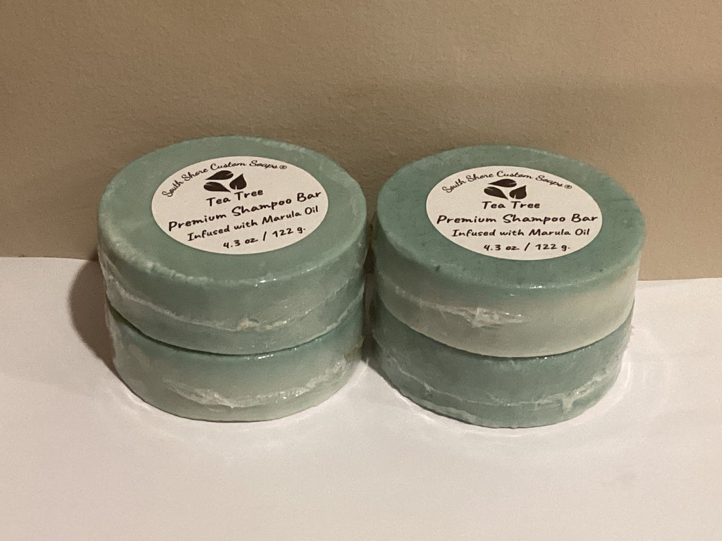 Tea Tree Premium Shampoo Bar Infused with Marula Oil