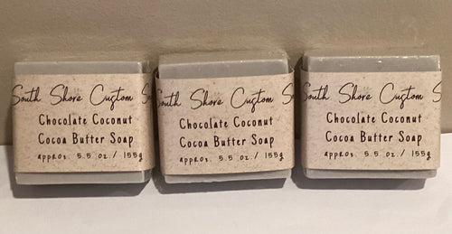 Chocolate Coconut Cocoa Butter Soap